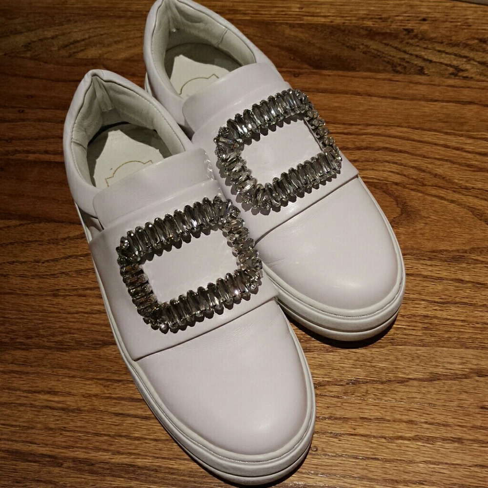 White sneakers